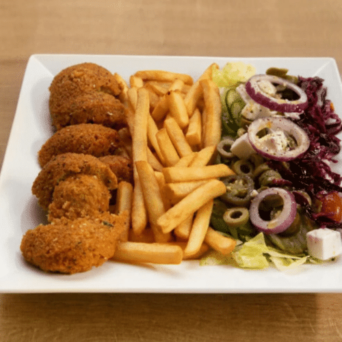 Falafel w zestawie