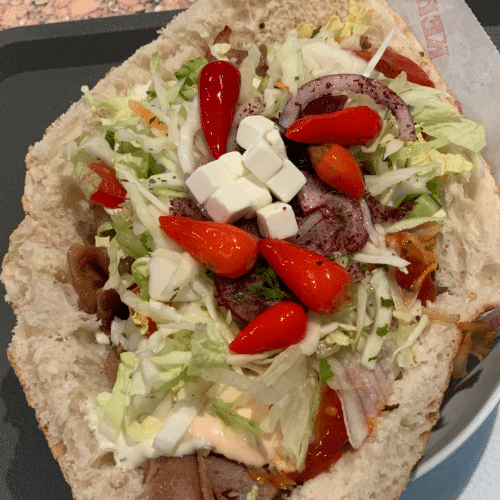 Kebab w bułce standard