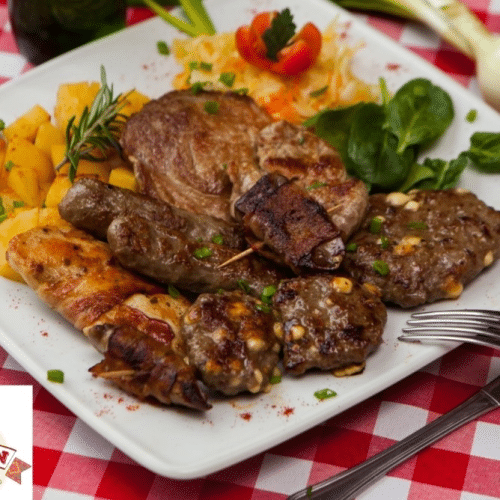 Mix grill duża porcja grillowanych przysmaków dla 1 osoby