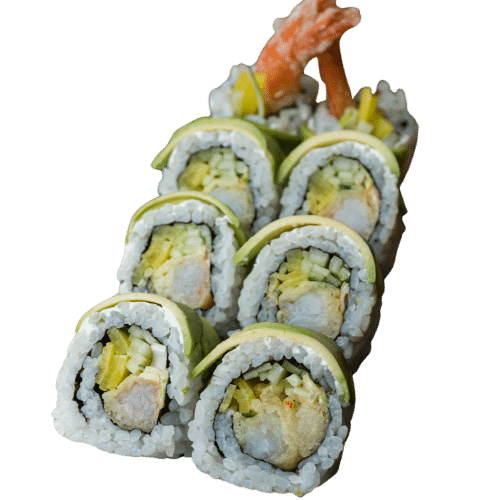 California maki gold - Krewetka + awokado (8 szt.)