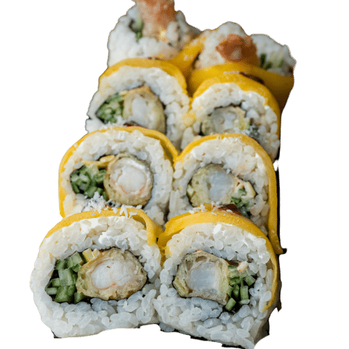 California maki gold - Krewetka, mango (8 szt.)