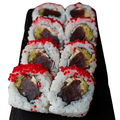 California maki gold - Tuńczyk + kawior (8 szt.)