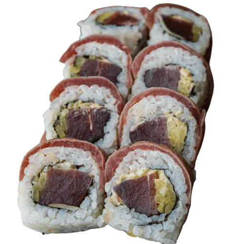 California maki gold - Tuńczyk + pieczony tuńczyk (8 szt.)