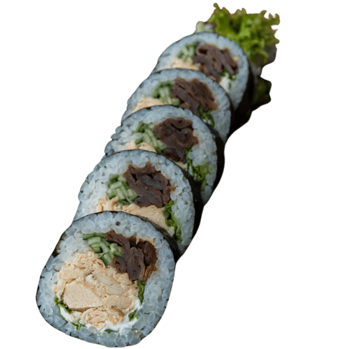 Futomaki (6 szt.) Maślana pieczona, serek, kanpyo