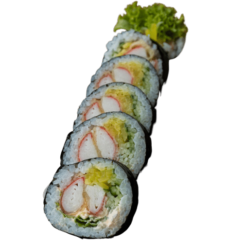 Futomaki (6 szt.) Paluszek krabowy w tempurze
