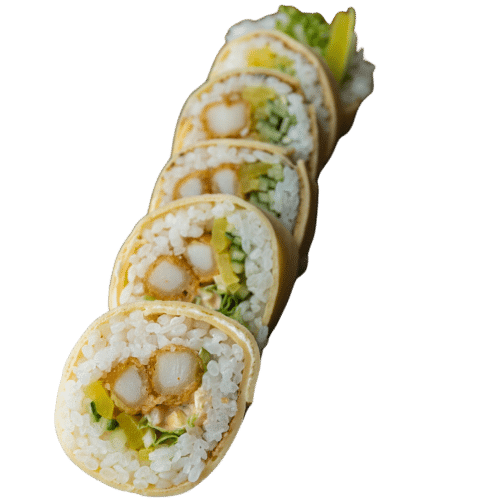 Tamago maki - Kalmar w tempurze (6 szt.)