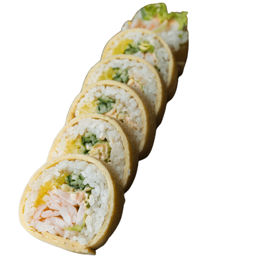 Tamago maki - Krewetka gotowana (6 szt.)