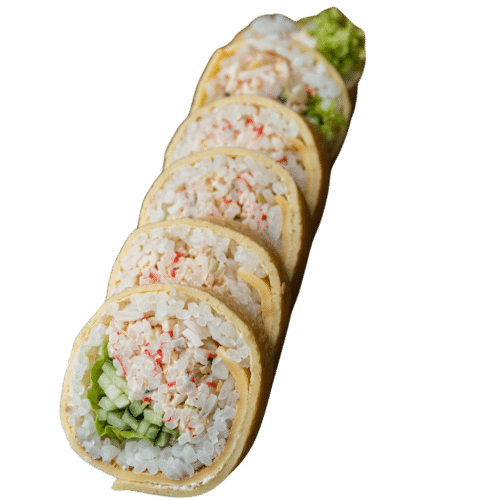 Tamago maki - Sałatka surimi (6 szt.)