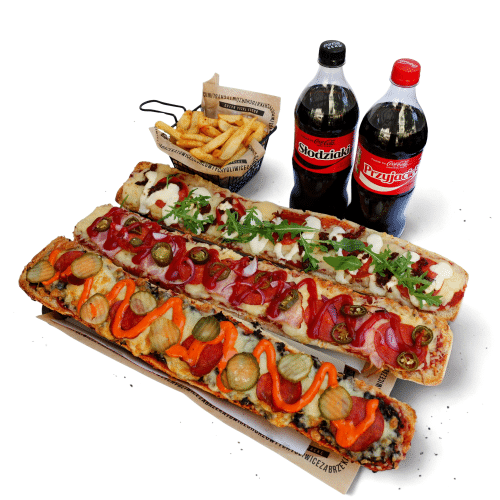 Mega zestaw - 3 duże zapiexy + duże frytki + Pepsi 0,85l za FREE