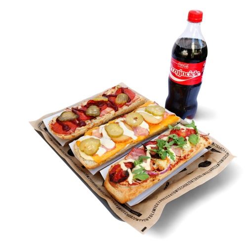 Zestaw 3 małych zapiex + Pepsi 0,85l za Free