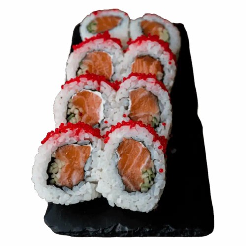 Gold łosoś surowy i kawior