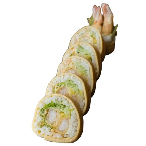 Tamago krewetka w tempurze