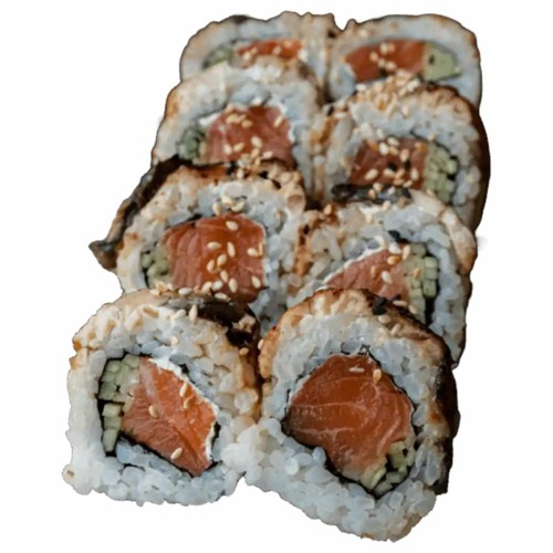 Gold łosoś surowy i węgorz