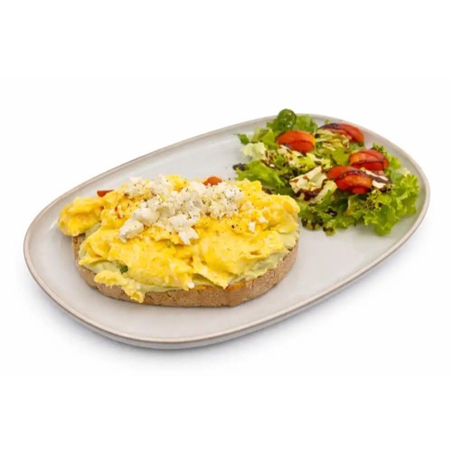 Tost z jajecznicą i awokado