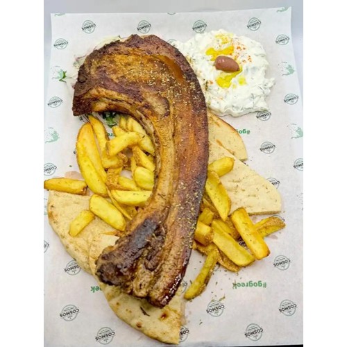 Tomahawk wieprzowy z grilla