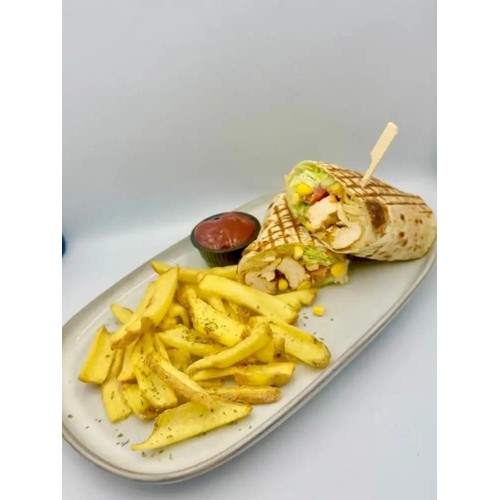 Tortilla z grill. warzywami