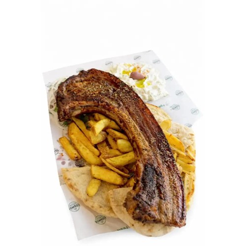 Tomahawk wieprzowy z grilla 650–700g