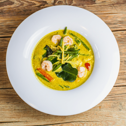 Zielone curry z kurczakiem