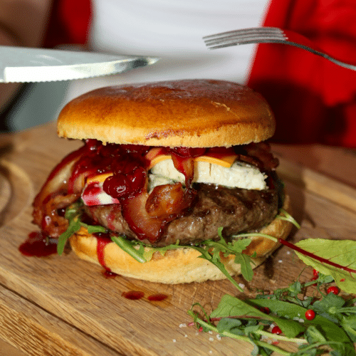 Burger Blue Cherry