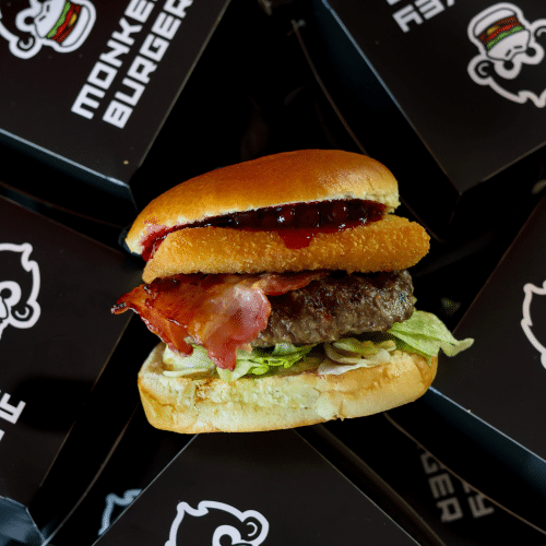 Burger Drwal (żurawina)