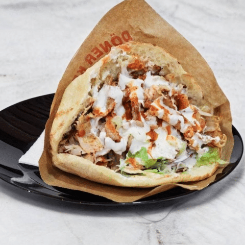 Kebab bułka wołowina kraftowa