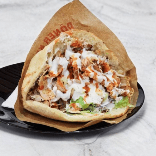 Kebab bułka wołowina