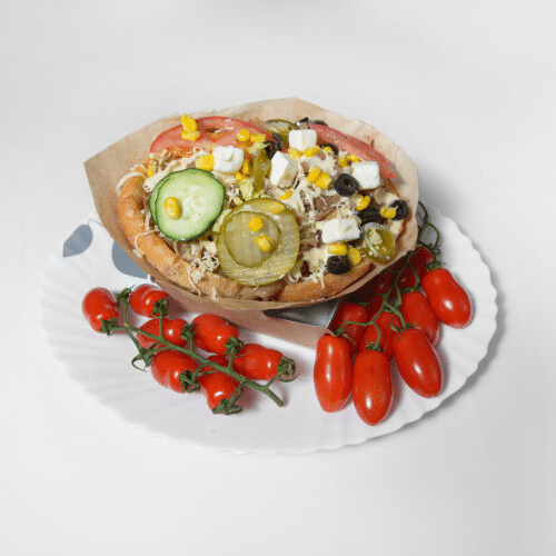 Kebab bułka z mięsem