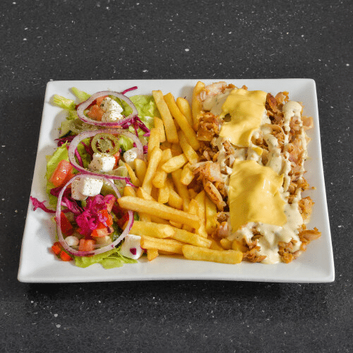 Talerz kebab z Sałatką Grecką