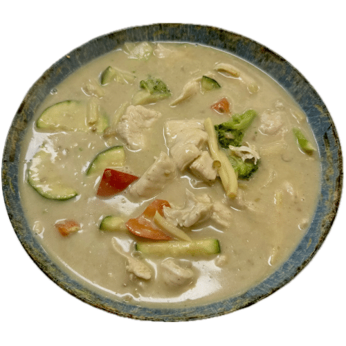 Kurczak z zielonym curry