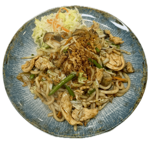 Makaron udon z kurczakiem