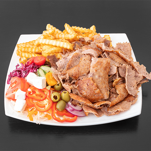 Kebab talerz z serem