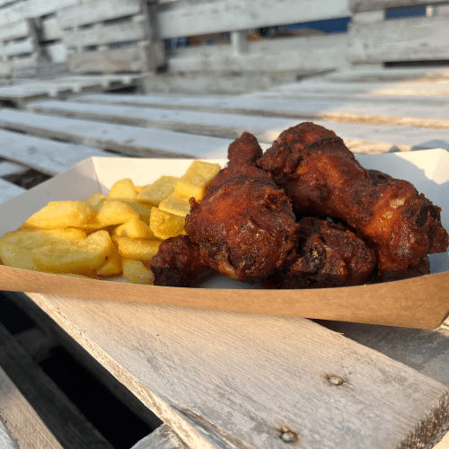Pałki z kurczaka w glazurze BBQ