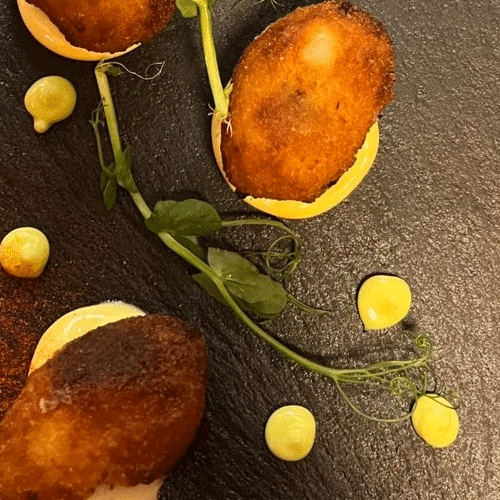 Croquetas de cecina y queso San Simon 6 uds.