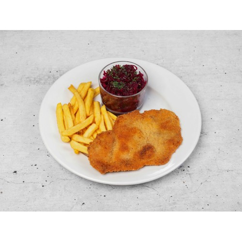 Kotlet schabowy z jajkiem sadzonym