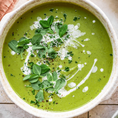 Creamy Broccoli & Almond Soup