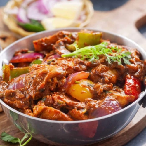 Kadai mutton