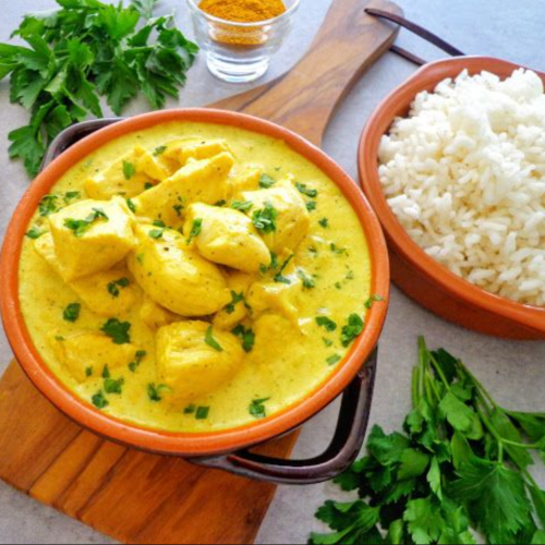 Kurczak w sosie curry