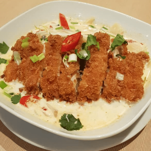 Pieczone udko z kurczaka w sosie curry