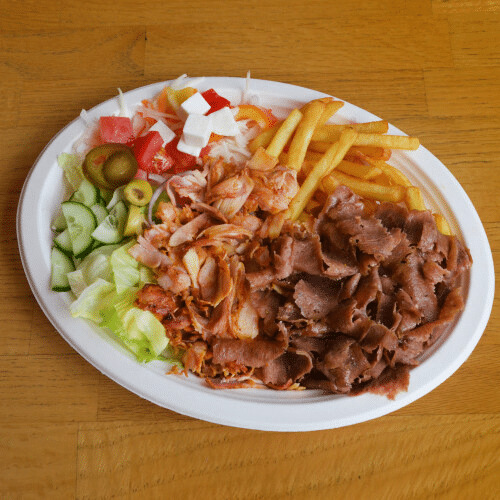 Talerz kebab