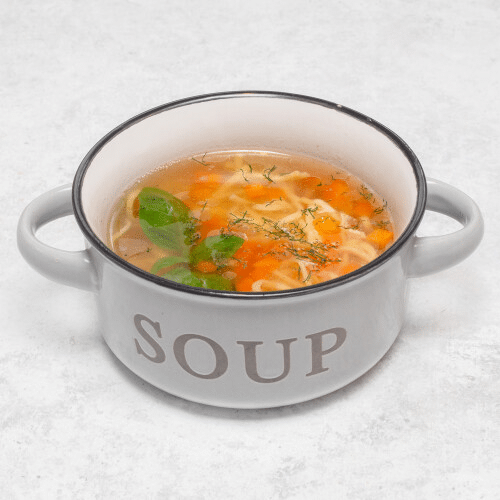 Rosół z 3 mięs z makaronem