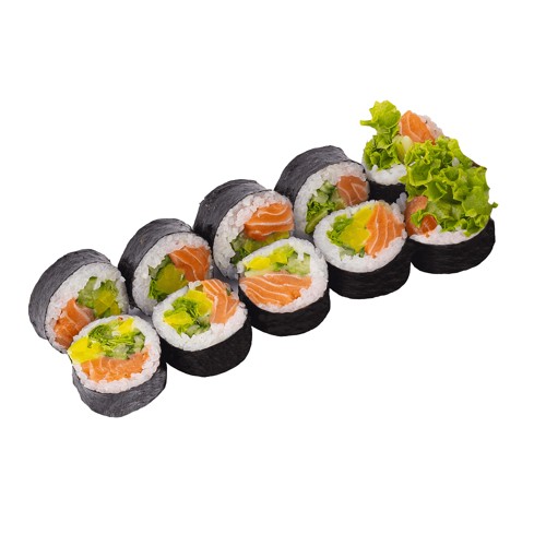 Futomak z łososiem (10 szt)