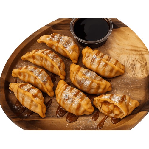 Pierożki Gyoza z jabłkiem (8 szt)