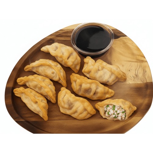 Pierożki gyoza z krewetkami (8 szt)