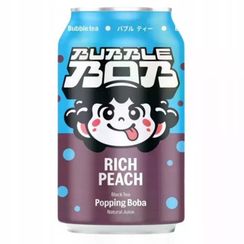 Napój Bubble Bob brzoskwinia 330