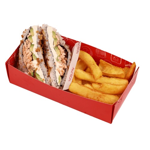 Kombo Sandwich z pieczonym łososiem