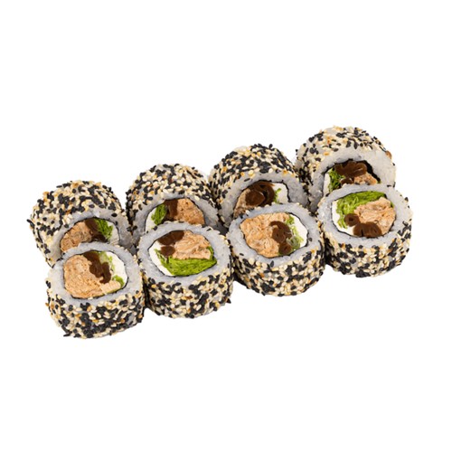 Uramaki pieczony łosoś  8 szt