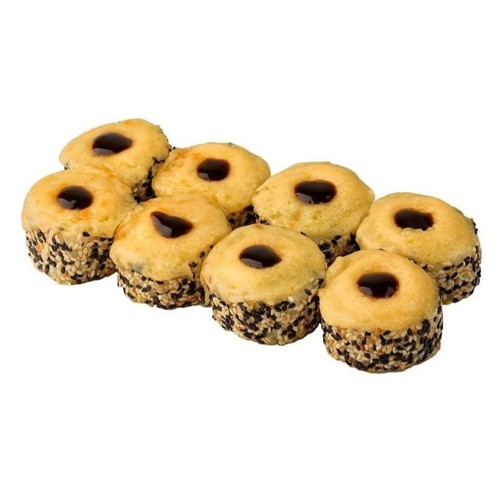 Serowy roll z łososiem(8 szt)