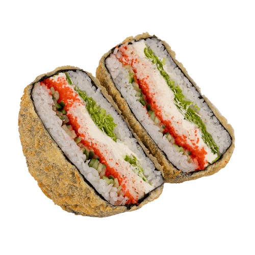 Sushi burger z krabem