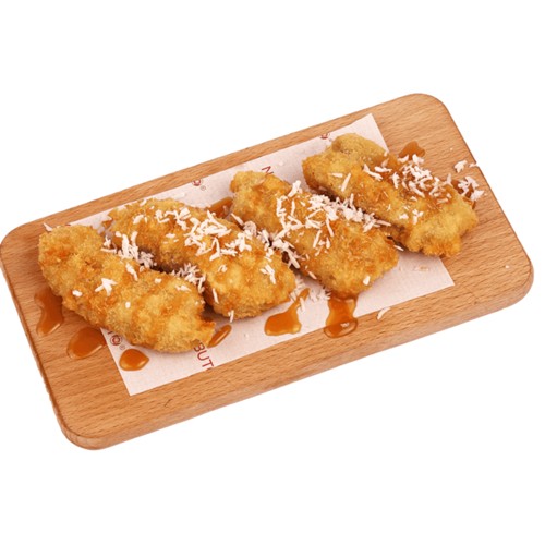 Smażone banany z kokosem