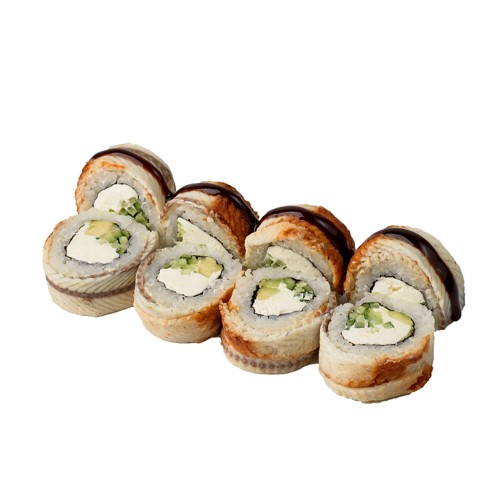 Philadelphia z węgorzem 8 szt